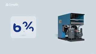 New CompAir 90 to 132kW Lubricated Screw Air Compressors