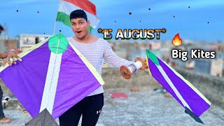 Big kite flying on *15 august*🔥| kite | Kite cutting |