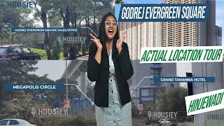 Godrej Megapolis Hinjewadi Phase 3 | Actual Location Tour | Godrej Evergreen Square Hinjewadi Pune