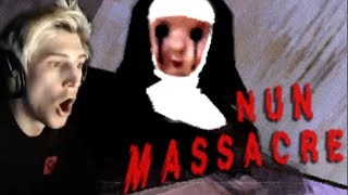 MY HEART CAN'T HANDLE THIS! | Nun Massacre | xQcOW
