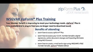 zipForm Plus Training - May 24, 2021