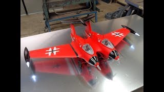 Durafly TWIN Me-163 Komet Rocket fighter After assembley Review