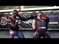 professional mma fighters hard sparring