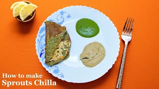 How to make Sprouts Chilla | Full recipe