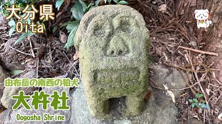 【狛犬・大杵社】おんせん県・由布岳南西の大杉に囲まれた神社