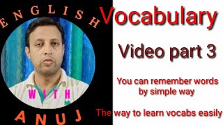 #vocabulary #words easy by simple trick #vocabs #learn English #learn English with Anuj #Word learn