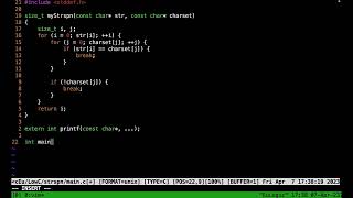 ASMR Programming - Writing my own strspn in C - No Talking