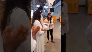 Baptism of baby Kaylee Alena කයිලී බබාගේ බව්තිස්ම ස්නාපනය Madhu kulathunga's baby(CATHOLIC BAPTISM )