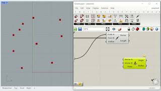 Rhino Grasshopper tutorial: sort a set of points radially