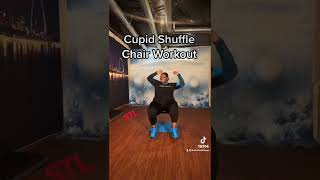 Cupid Shuffle Chair Workout. Follow for more Chair Workouts #funfitness #seatedcardio #chairworkout