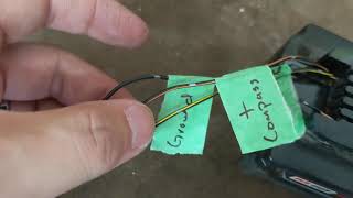 Gentex 313/453 mirror with 3 wire pigtail. Testing and identifying wires.