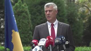 Aktakuza nga Haga/ Hashim Thaçi jep dorëheqjen si president i Republikës së Kosovës