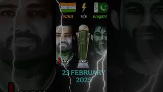 Big rivalry icc champions trophy 🏆 ind vs pak 23 feb 2025 live #indvspak #icc vs #pcb #rivalry#babar