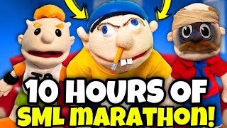 10 HOURS  OF SML MARATHON! FUNNIEST JEFFY VIDEOS #sml #jeffy #sml #jeffy