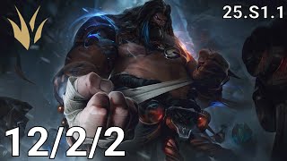 Udyr Jungle vs Vi - EUW Master | Patch 25.S1.1