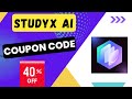 StudyX AI Coupon Code | Claim a 50% Off.