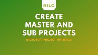 How To Create Master and Sub Projects in Microsoft Project