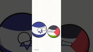 Israel hits Palestine #countryballs #animation #humor