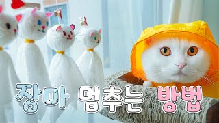 비 올때는 역시 날씨 인형을 만들기! | 고양이산책