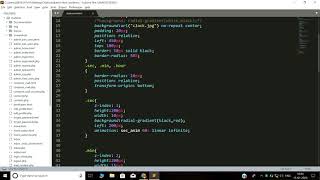 Rotating Analog Wall Clock Animation Using HTML CSS.