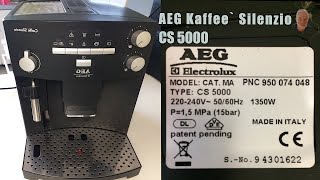 AEG Kaffeemaschine Silenzio CS5000 zerlegen Antrieb und Wasserpumpe verschlissen, Auslauf verstopft.