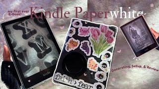 Kindle Paperwhite Unboxing 11th Gen | ✨Decorating, Setup, Review 📖✨