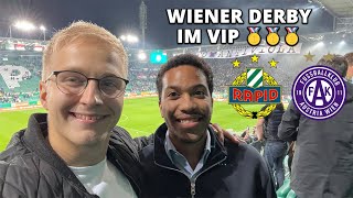 WIENER DERBY im VIP | 500 ABOSPECIAL pt. 1 | Rapid Wien vs Austria Wien | Stadion Vlog pt. 20 🤝