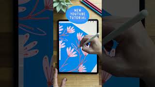 Create Seamless Patterns in Procreate (Easy Template) #repeatpattern #procreate #procreatetutorial