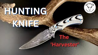 Making a Hunting Knife with a distressed acid wash...Check This Out!