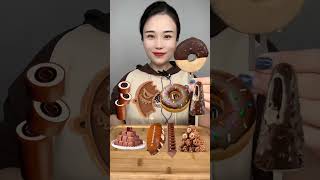 Donut Ice Cream Eating Challenge | #asmr #food #shorts