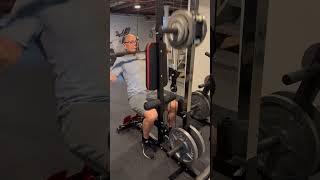 The 74 year old Coach got 65 lbs on the Lat machine for 12 reps after 4 months surgery. First Set!