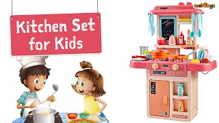 Zest 4 Toyz Pretend Play Kitchen Set for Kids | Product link in description |