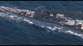 巡洋艦 高雄の動画【001】（Cruiser TAKAO 001/крейсер Такао 001/巡洋艦 高雄 001）