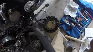 1995 Virago xv1100 Stator Replacement (Part 1: removal)