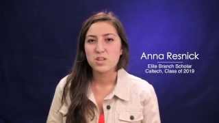 A Minute with Elite Branch Scholar Anna Resnick