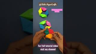 Tiktok Viral Fidget Toys/Easy Paper Toys without Glue/Flexagon#shorts