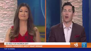 CBS8 National Wear Red Day Morning Show