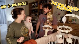 She is coming to life and haunting our family!! Doll Maker Ep.2!!