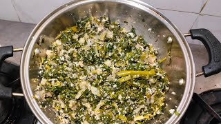 knol kol leaves palya recipe in kannada || sides recipe|| ನವಿಲು ಕೋಸು ಎಲೆಯ ಪಲ್ಯ @veenakitchen87#food