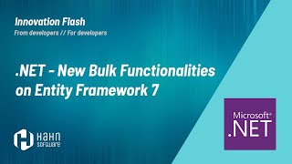 .NET - New Bulk Functionalities on Entity Framework 7