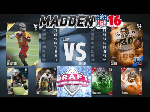 Madden NFL 16 Draft Champions Gameplay Vs. CPU (Xbox One) - YouTube