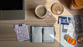 mundane moments ✸ weekly catch up in hobonichi and field notes, new stickers + hiking footage