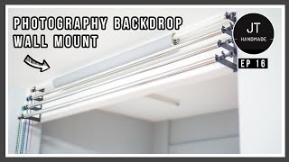 How To Mount A Wall Photography Backdrop - DIY | Ep 16