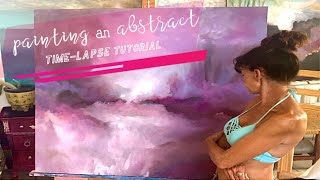 How to Paint Colorful Soft Abstract/Satisfying Art made Easy/How to Blend Paint