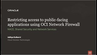 Restricting access to public-facing applications using OCI Network Firewall