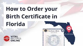 How to Order Your Florida Birth Certificate | Vital Records Online