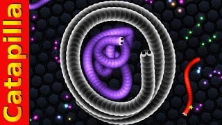 Slither.io Fastest Snake vs Legendary Gaint Snakes Gameplay. Epic Funny Moments Slitherio.