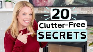 Get a Clutter-Free Home - 20 Things you NEED!!