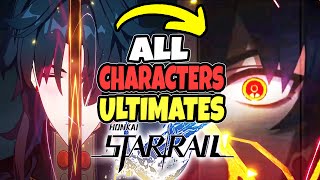 REACTING to ALL Characters ULTIMATES in Honkai Star Rail