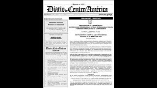 Nuevas disposiciones presidenciales publicadas en Diario Oficial